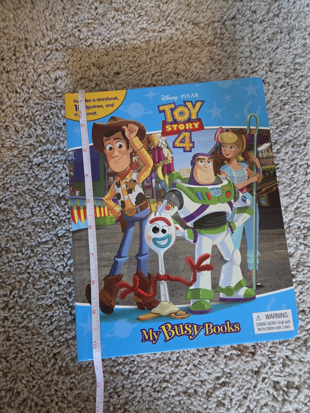 Toy Story 4 My Busy Book NEW With Sealed Figurines